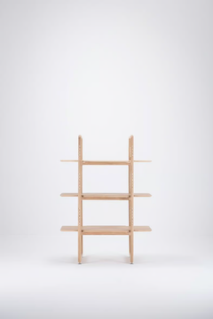 MUSE - Open double-sided oak bookcase by GAZZDA - view 3