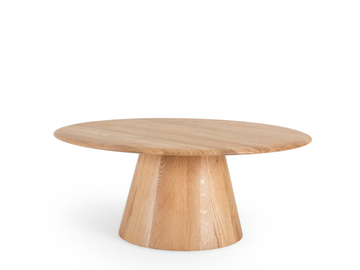 MUSHROOM - Round oak coffee table by GAZZDA - view 3