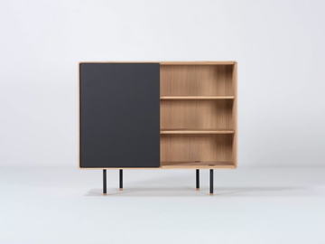 FINA - Oak highboard with doors by GAZZDA - view 2