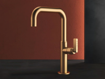 KOÈ - Countertop single handle washbasin mixer without waste by GEDA - view 2