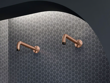 SPN2G - Wall-mounted steel overhead shower with arm by GEDA - view 3