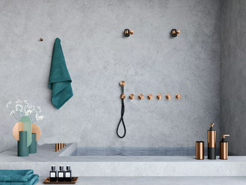 SWN6G - Mist spray wall-mounted steel overhead shower by GEDA - view 3