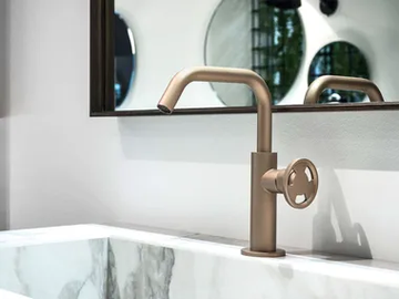 TIBÒ - Countertop single handle washbasin mixer without waste by GEDA - view 2