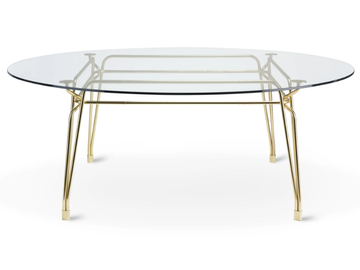 BOTANY - Round glass dining table by GHIDINI1961 - view 2