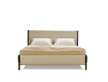 FRAME - Tanned leather double bed by GHIDINI1961 - view 3