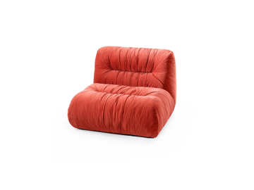 MAMBO - Velvet armchair with armrests by GHIDINI1961 - view 2