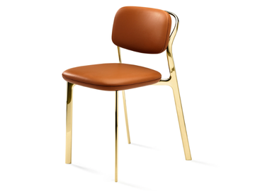 COAST - Upholstered leather chair by GHIDINI1961 - view 2