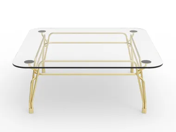 BOTANY - Square crystal coffee table by GHIDINI1961 - view 2