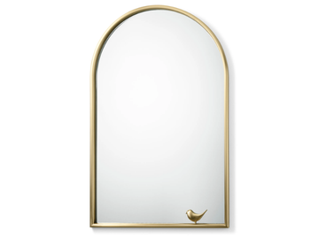PORTRAIT WITH BIRDIE - Framed wall-mounted mirror by GHIDINI1961 - view 2
