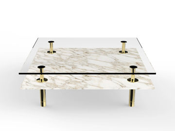 LEGS - Square marble coffee table by GHIDINI1961 - view 2