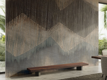 BORO - Ecological linen wallpaper by GLAMORA - view 2