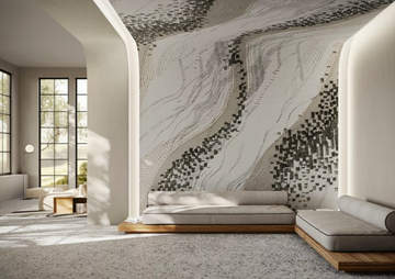FIUME OCEANO - Motif wallpaper by GLAMORA - view 2