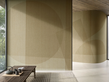 INTERPLAY - Ecological linen wallpaper by GLAMORA - view 2