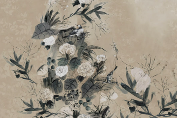 SENTIERO DEL CANTO - Wallpaper with floral pattern by GLAMORA - view 3