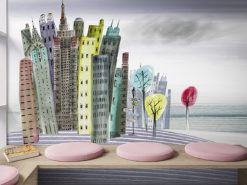 BEYOND THE CITY - Motif wallpaper by GLAMORA - view 2