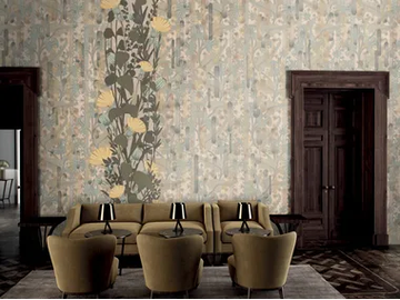 AGIO - Wallpaper with floral pattern by GLAMORA - view 2