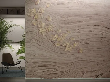 AGUA DE POZO - Washable wallpaper with floral pattern by GLAMORA - view 2