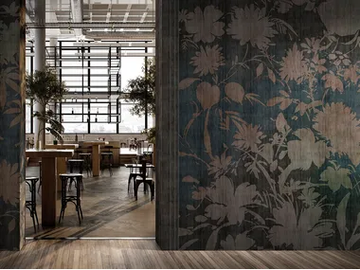 MISTRAL - Wallpaper with floral pattern by GLAMORA - view 2