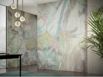 SHAMAL - Wallpaper with floral pattern by GLAMORA - view 2