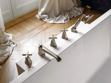 FINEZZA - 5 hole bathtub set with hand shower by GRAFF - view 2