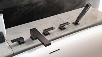 INCANTO - 5 hole bathtub set with hand shower by GRAFF - view 3