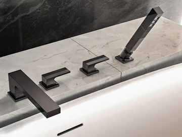 INCANTO - 5 hole bathtub set with hand shower by GRAFF - view 2