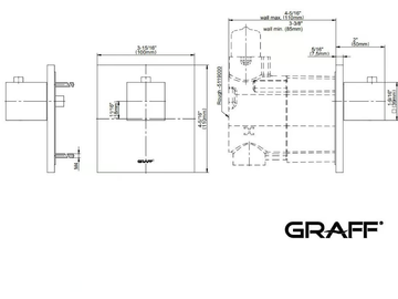 INCANTO - External thermostatic shower tap by GRAFF - view 3