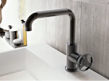 HARLEY - Countertop 1 hole washbasin mixer by GRAFF - view 2