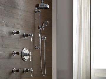 BALI - Shower mixer with hand shower by GRAFF - view 3