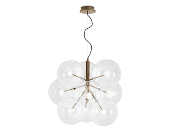 BOLLE CIELO - LED crystal pendant lamp by Gallotti&Radice - view 2
