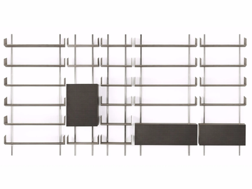BRERA - Wall-mounted modular wooden bookcase by Gallotti&Radice - view 2