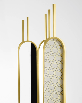 CHLOÉ - Mirrored glass Screen by Gallotti&Radice - view 3