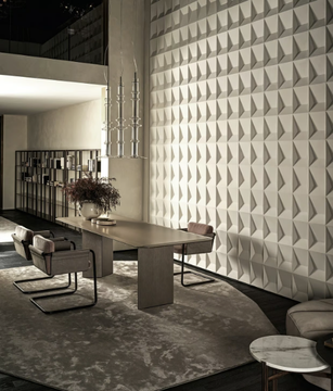 DOLM PLUS - Rectangular wood and glass table by Gallotti&Radice - view 3