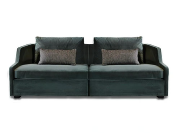 FIRST - Modular velvet sofa by Gallotti&Radice - view 2