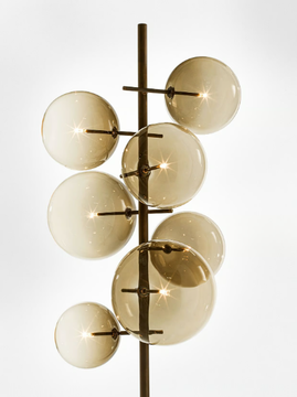 BOLLE STELO - LED Blown crystal floor lamp by Gallotti&Radice - view 3