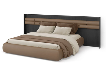 SUNRISE - Upholstered double bed by Gallotti&Radice - view 2