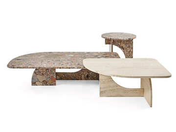 SELCE - Stone coffee table by Gallotti&Radice - view 2