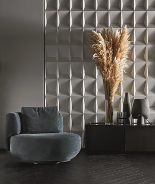 AUDREY - Swivel upholstered fabric armchair by Gallotti&Radice - view 3