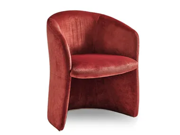 JANETTE - Fabric easy chair by Gallotti&Radice - view 2