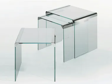 T 35 TRIO - Stackable crystal coffee table by Gallotti&Radice - view 2