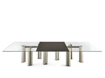 SIMPÒDIO SYSTEM - Crystal table by Gallotti&Radice - view 2