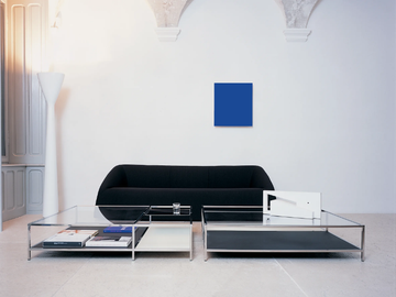 FARADAY - Low Glass and Stainless Steel coffee table by Gallotti&Radice - view 3
