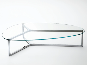 RAJ 3 - Low oval coffee table by Gallotti&Radice - view 2