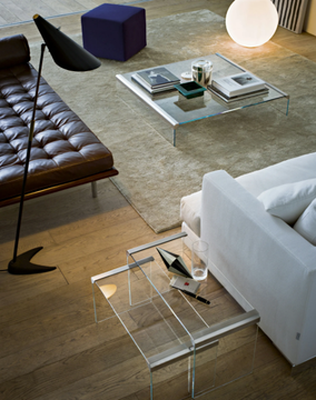 T 33 - Low crystal coffee table by Gallotti&Radice - view 3