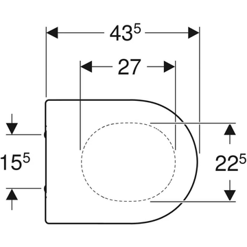 ACANTO - Duroplast toilet seat by Geberit - view 3