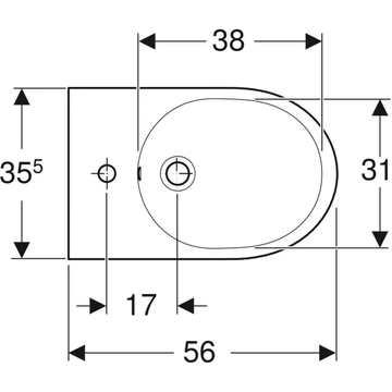 ICON - Floor mounted back to wall bidet by Geberit - view 3