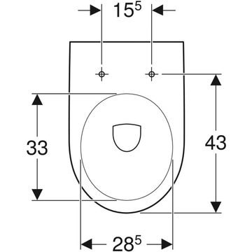 SELNOVA - Floor mounted back to wall Vitreous China toilet by Geberit - view 3