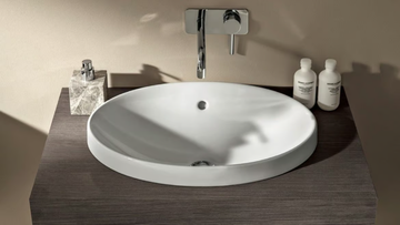 VARIFORM - Oval Vitreous China washbasin by Geberit - view 3