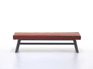 GRAY 15 - Upholstered walnut bench by Gervasoni - view 2