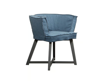 GRAY 26 - Fabric easy chair with removable cover by Gervasoni - view 2